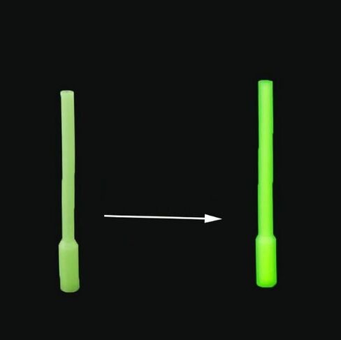 Fishing Glow Tubes Fishing Line Crimps Protectors Deep Drop Rigs FishingLine Glow Sleeves, Pack of 30 in Saudi Arabia