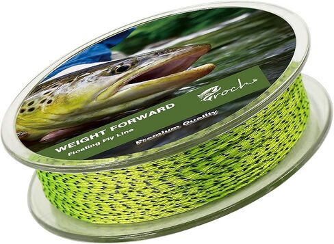 Fly Line Backing 20LB 30LB 100 Yds for Trout Fishing - Yellow Black, Set of 2 in Kuwait