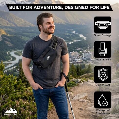 Waterproof Fanny Pack, Waist Bag for Travel, Beach, Kayaking, Fishing, Hiking, Adjustable Belt Sling Bag, Large Storage Dry Bag Pouch for Phone, Wallet, Passport, Outdoor Gear in Kuwait