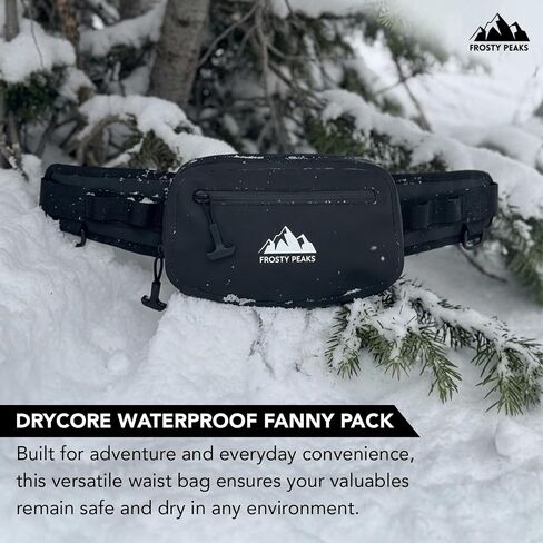 Waterproof Fanny Pack, Waist Bag for Travel, Beach, Kayaking, Fishing, Hiking, Adjustable Belt Sling Bag, Large Storage Dry Bag Pouch for Phone, Wallet, Passport, Outdoor Gear in Kuwait
