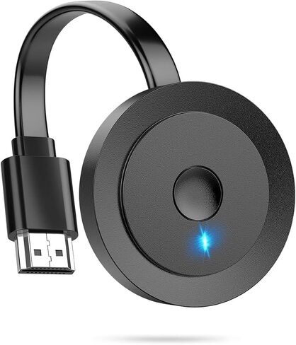 2026 Wireless HDMI Display Adapter 4K, Portable WiFi Casting Dongle, Screen Mirror Video/Audio for Phone, Pad, Android, Tablet, Laptop, Windows to TV/Monitor/Projector, Miracast, Airplay, DLNA in Saudi Arabia