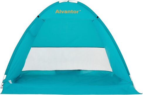 Alvantor® Beach Tent Beach Umbrella Outdoor Sun Shelter Cabana Automatic Instant Pop-Up UPF 50+ Portable Beach Shade Camping Fishing Hiking Canopy Easy Set Up Light Weight Windproof for 2-3 Person in Saudi Arabia