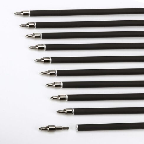 30" 18Pcs Carbon Arrows with Removable Tips Shaft Spine 500 | Archery practice Arrow suitable for compound bows and recurve bows in Saudi Arabia