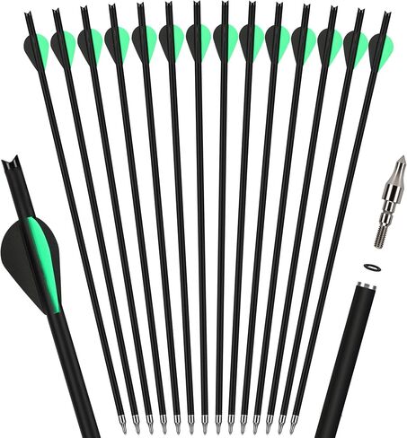 14Pcs 20 Inch Crossbow Bolt Hunting Carbon Arrows | Target Practice in Saudi Arabia