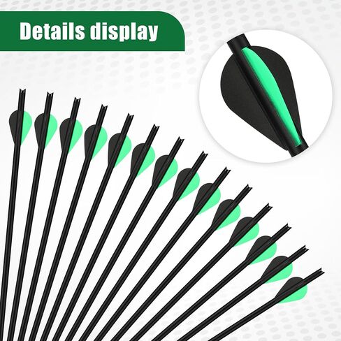 14Pcs 20 Inch Crossbow Bolt Hunting Carbon Arrows | Target Practice in Saudi Arabia