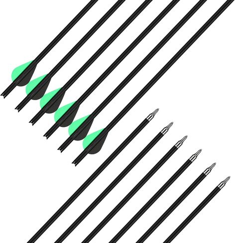 14Pcs 20 Inch Crossbow Bolt Hunting Carbon Arrows | Target Practice in Saudi Arabia