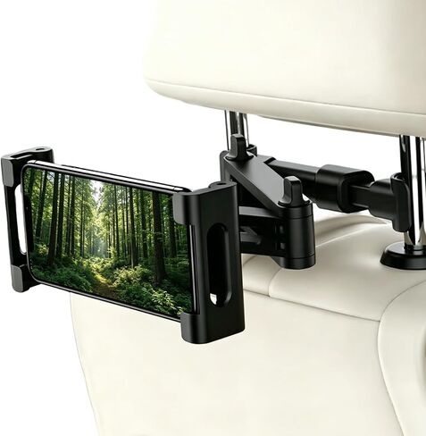 Extension‑Arm Car Tablet Mount Holder | Foldable clip fits 5.5‑11 inch devices, practical travel accessory in Saudi Arabia