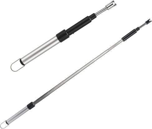 Long Lighter, Retractable USB Rechargeable Electric Arc Lighter, with Safety Lock, Lgnition Port Can be Rotated 360°, Lighters Suitable for Lighting Candles, Barbecues, Fireplaces in Kuwait