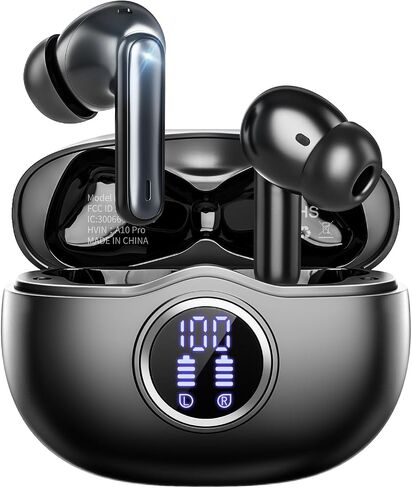 Wireless LED Digital Display Headset, IPX7 Waterproof in Saudi Arabia