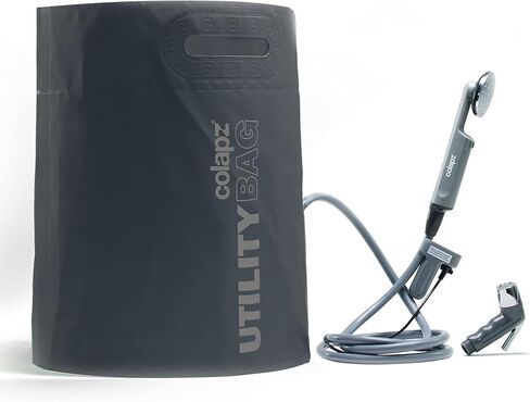 Colapz 12V Camping Shower Portable - High Pressure Outdoor USB Rechargeable Camping Shower - Kit with 9 Gallon Water Bag - Van Life RV Beach Hiking Dog Washing in Saudi Arabia