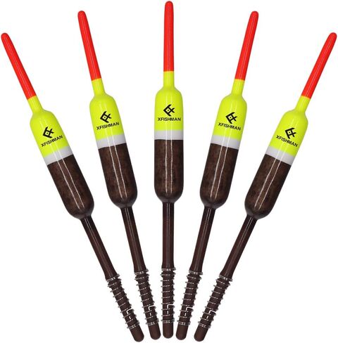 مجموعة أدوات صيد السمك من Balsa-Footers-Spring-Bobbers-Fishing-Kit، مجموعة متنوعة من عوامات Crappie Panfish Walleyes in Kuwait
