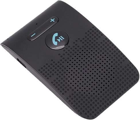 Bluetooth Speakerphone for Car, Dual Phone Connection, Auto Power On via Vibration Sensor, 10 Hours Talk Time in Saudi Arabia