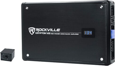 مضخم صوت أحادي للسيارة Rockville Krypton-M3، 1000 واط RMS، ذروة 4000 واط، 1 أوم in Kuwait
