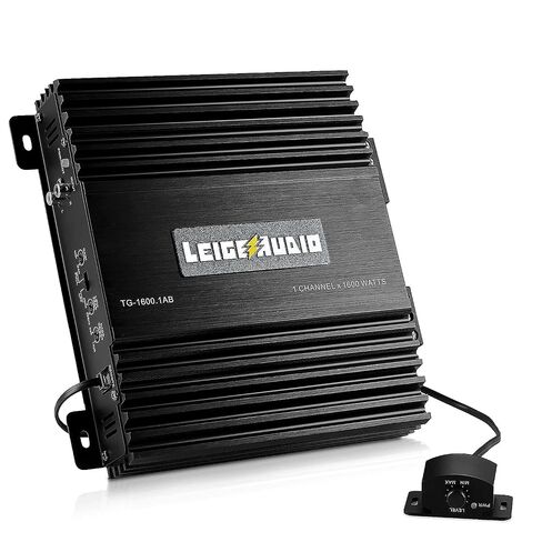 1600 Watts MonoBlock Amplifier, Class A/B, Remote Subwoofer Control, Mosfet Power Supply, Subwoofer Amplifiers for Car Audio Speakers in Kuwait