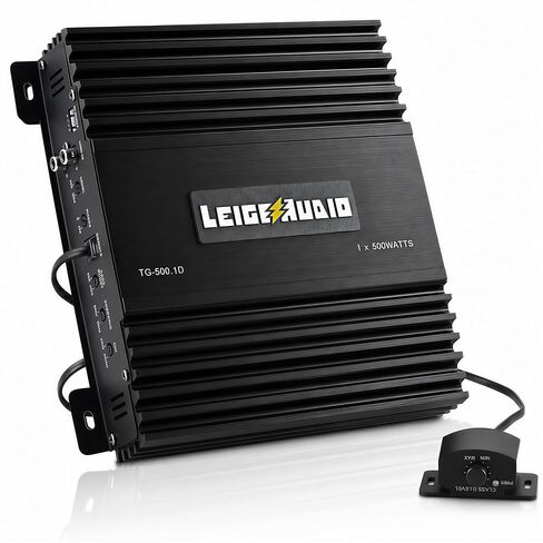 1600 Watts MonoBlock Amplifier, Class A/B, Remote Subwoofer Control, Mosfet Power Supply, Subwoofer Amplifiers for Car Audio Speakers in Kuwait