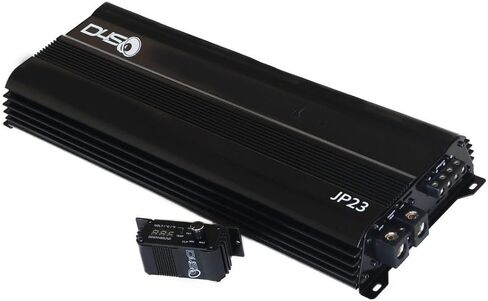 DOWN4SOUND JP23 V1.5 Black Gloss | Monoblock Amplifier - 2300W RMS, 1-Ohm Stable, Linkable for Car Audio Systems, High-Performance Bass Amplifier for 2000W Subwoofer Setup in Saudi Arabia
