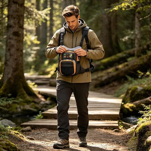 Fly Fishing Pack - Lightweight Outdoor Sling Backpack, Multi-Purpose Storage Pouch with Adjustable Straps for Hiking, Angling, Travel & Daily Use in Saudi Arabia