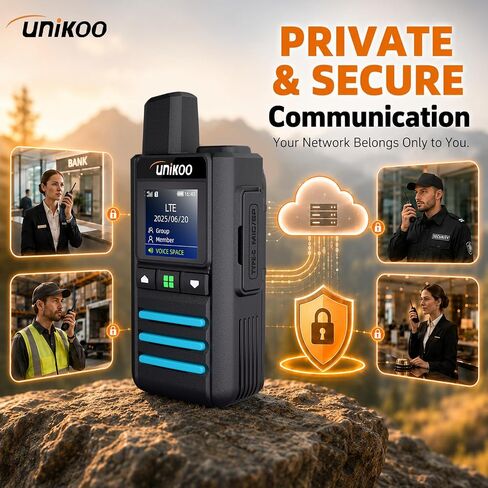 4G LTE Walkie Talkies Unlimited Range, Two Way Radios, 10 Year Data Plan | 10 Year Free Data Plan No App Required, Easy to Use For business, logistics, security, family & outdoor team communication in Saudi Arabia