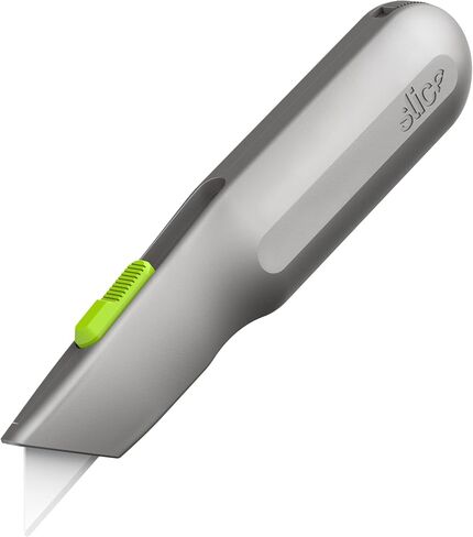 Slice 10491 Metal-Handle Utility Knife, Finger Friendly Ceramic Blade, Auto Retracts for Safety, Heavy Metal Handle, Comfortable Grip, Stores Extra Blade, Ambidextrous, Easy Blade Change - 6 Pack in Saudi Arabia