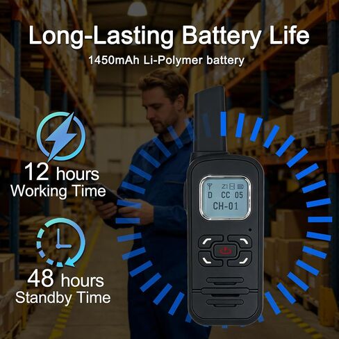 F-710 Mini DMR & Analog Dual Mode Walkie Talkie 1450mAh USB-C | with Programming Cable Handheld Portable DMR Encryption Two Way Radio for Business Restaurant Indoor Outdoor Sport, 1-Pack in Saudi Arabia