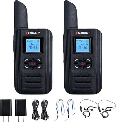 F-711 DMR Radios Handheld Dual Mode Digital/Analog Walkie Talkies | 2000mAh Rechargeable USB-C, Secure & Confidential, Professional Portable Two-Way Radios for Hotel Security Outdoor, 2-Pack in Saudi Arabia