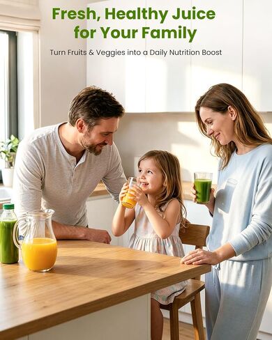 LINKChef Cold Press Juicer Machines, 130mm Diameter and 1.8L Capacity Juicers Whole Fruit and Vegetable, 250W Masticating Slow Juicer with Automatic Cutting, BPA-Free Tritan in Saudi Arabia