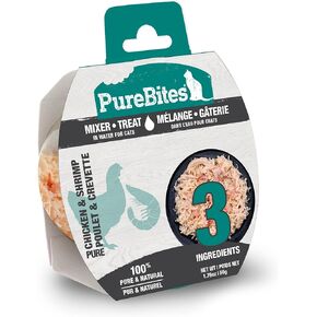 PureBites Mixers - Chicken Breast & Wild Ocean Shrimp in Water for Cats, 1.76oz / 50g in Kuwait