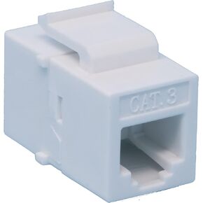 RiteAV Beige RJ11/RJ12 Phone Keystone Jack Female to Female