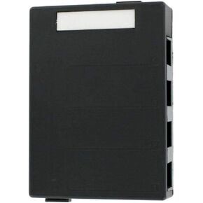 Leviton 41089-4EP QuickPort Surface Mount Housing, 4-Port, Black
