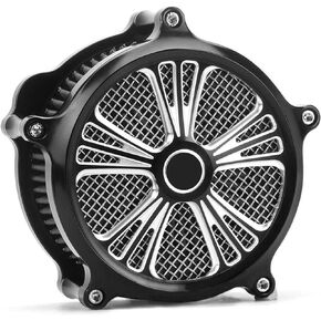 For harley air cleaner filter Sportster Softail Touring street road king glide Dyna for harley davidson air intake filters (Speed 7 style -gray filter, C-For Touring 08-16, Softail 16-17)
