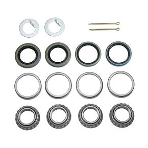 Xintre Part of 4 Trailer Wheel Hub Bearings Kit Fits for 1-1/16'' 2000Lbs L44649/L44610, Grease Seal 12192TB ID 1.250'' and 15192TB ID 1.500'' Cotter Pin