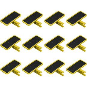 PATIKIL Mini Chalkboard Signs, 30 Pack Small Blackboard Labels with Clip Wooden for Food Buffets Wedding Party, Wood Color