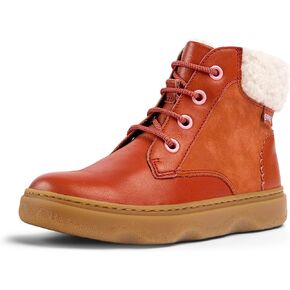 Camper Kids Girls Modern Ankle Boot, Medium Red, 11 Toddler