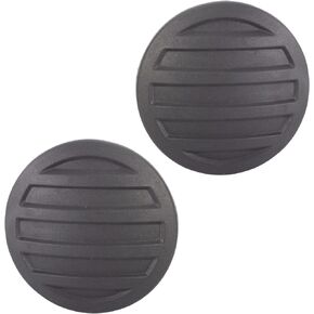 TRQ Fog Light Hole Cover Compatible with 2008-2012 Ford Escape