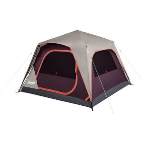 Coleman Skylodge Camping Tent with Instant Setup, 4/6/8/10/12 Person Weatherproof Family Tent with Pre-Attached Poles, Convertible Screen Room, and Room Divider, Sets Up in About 1 Minute
