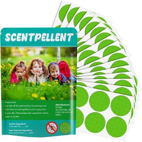 120 Pack Mosquito Patches - Deet Free Natural Citronella Mosquito Stickers for Toddlers Kids & Adults, Insect Patch for Indoor Outdoor Traveling Camping Hiking