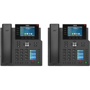 Fanvil X5U 2-Units High-End IP Phone 16 SIP Lines Dual Gigabit Port PoE Integrated