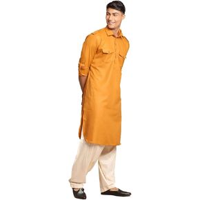 طقم بيجامة كورتا باثاني قطن للرجال من Elina fashion | مصمم هندي باكستاني للملابس التقليدية العرقية in Kuwait