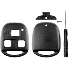 KeylessOption Keyless Entry Remote Key Blade Fob Shell Case Cover Repair for Toyota HYQ12BBT HYQ1512V
