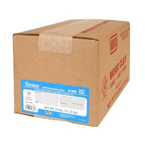 AMACO Stonex Ready-for-Use Self-Hardening Modeling Clay, 25 Pounds, White