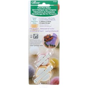 Clover Small Pom-Pom Maker (1-3/8" & 1-5/8") - 2 per Package