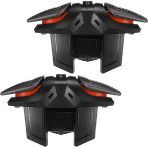 MECCANIXITY Gaming Trigger Mobile Game Controller 1 Pair Single Shot Fire Keys Shooter Sensitive Black for 4.7-6.5 Inch Cell Phone