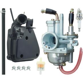 ALRACALL 0451668 Carburetor Replaces for Polaris 0450924 0451022 0450081 Fits For Sportsman Scrambler Predator 50cc 90cc Manual Choke ATV Quads For Yamaha JOG For E-Ton Viper with Air Cleaner