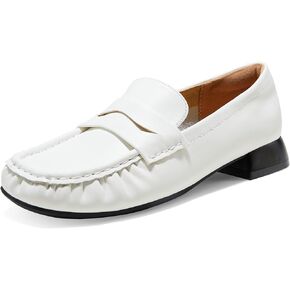 Arromic Penny Loafers for Women 2024 Comfortable Womens Loafers for Work Slip-Ons Leather Driving Shoes Casual Fashion