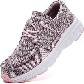 TSIODFO Women's Boat Loafers Casual Walking Shoes