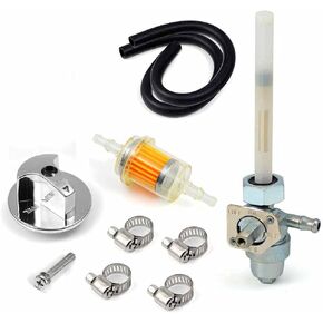 SEMOLTO Fuel Valve Petcock Shut Off Switch and Lever Screw Fit for Honda FourTrax 250 TRX250X 2x4 1987 1988 19911992/OEM:16950-HC0-015