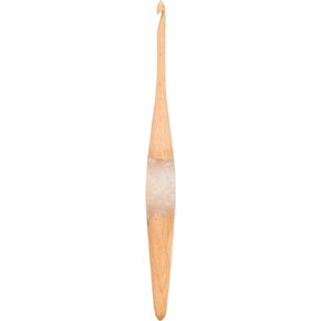 Ommi Ergonomic Handle Crochet Hooks | Handcrafted 7’’ Steam Beech Wood & Resin Mix Crochet Hook | Knitting Needle, Craft Yarn Weave | Best Gift! (Steam Beech Wood & Resin, 10 mm)
