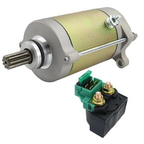 Starter Motor with Relay for CFMoto CForce 400 2015-2020, CForce ZForce UForce 500 2014-2020, CForce 600 2019-2020, 0GR0-091100