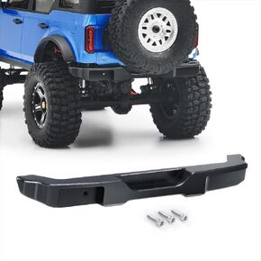 Metal Front & Rear Bumper with Lights for 1/24 Axial SCX24 AXI00006 Bronco RC Crawler Car (Front)