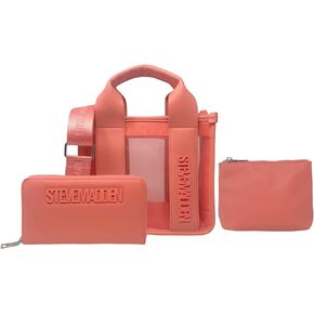Steve Madden Mesh Bwebber Bag with Wallet and Accessory Pouch